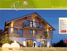 Tablet Screenshot of bayern-bauernhof-urlaub.de